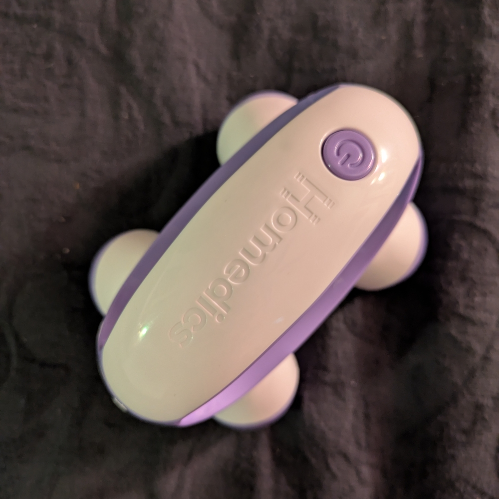 Homedics Purple and White Massager